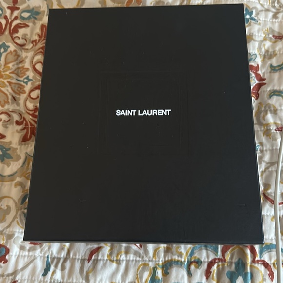 SAINT LAURENT Scarf YSL stars etoiles tribute NWOT comes in YSL box - Picture 1 of 6